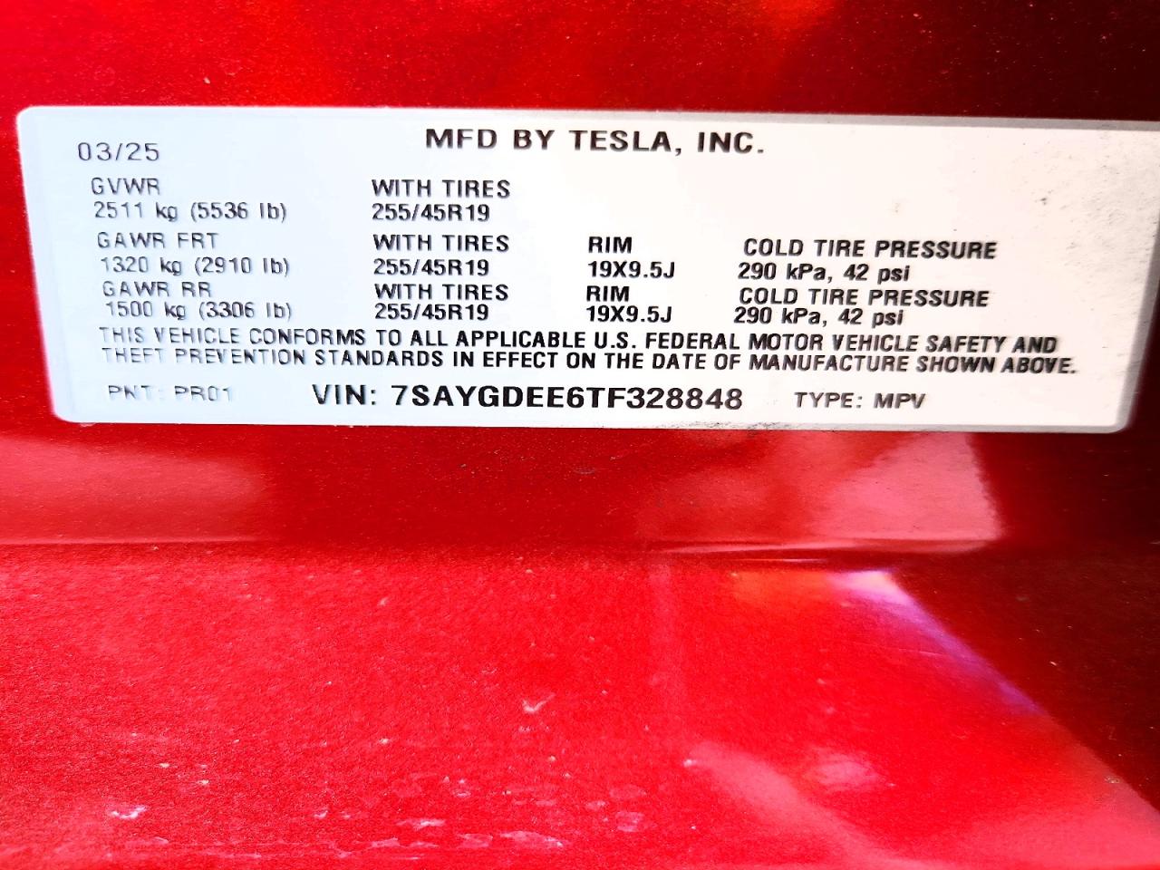 2026 TESLA MODEL Y