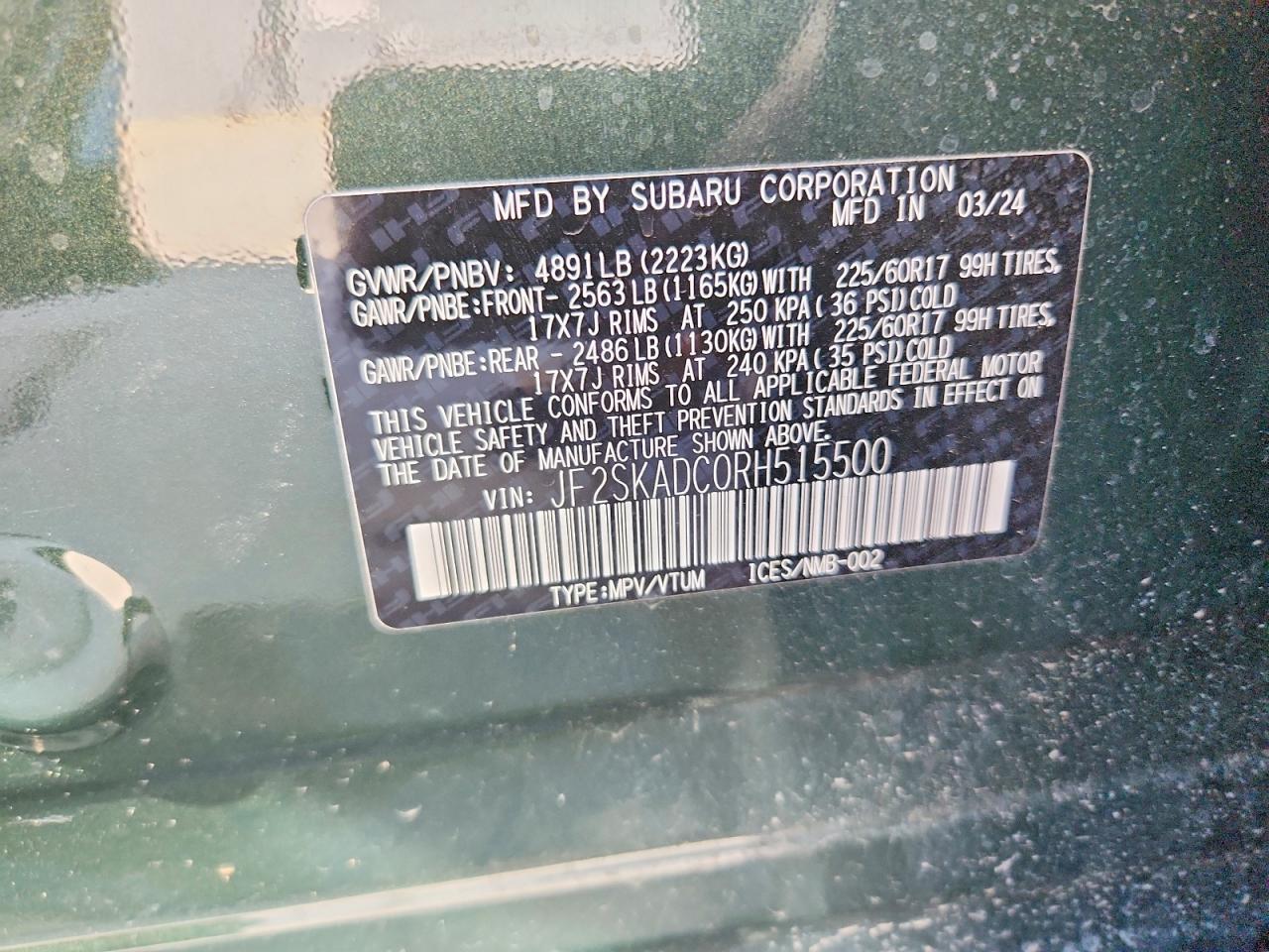 2024 SUBARU FORESTER