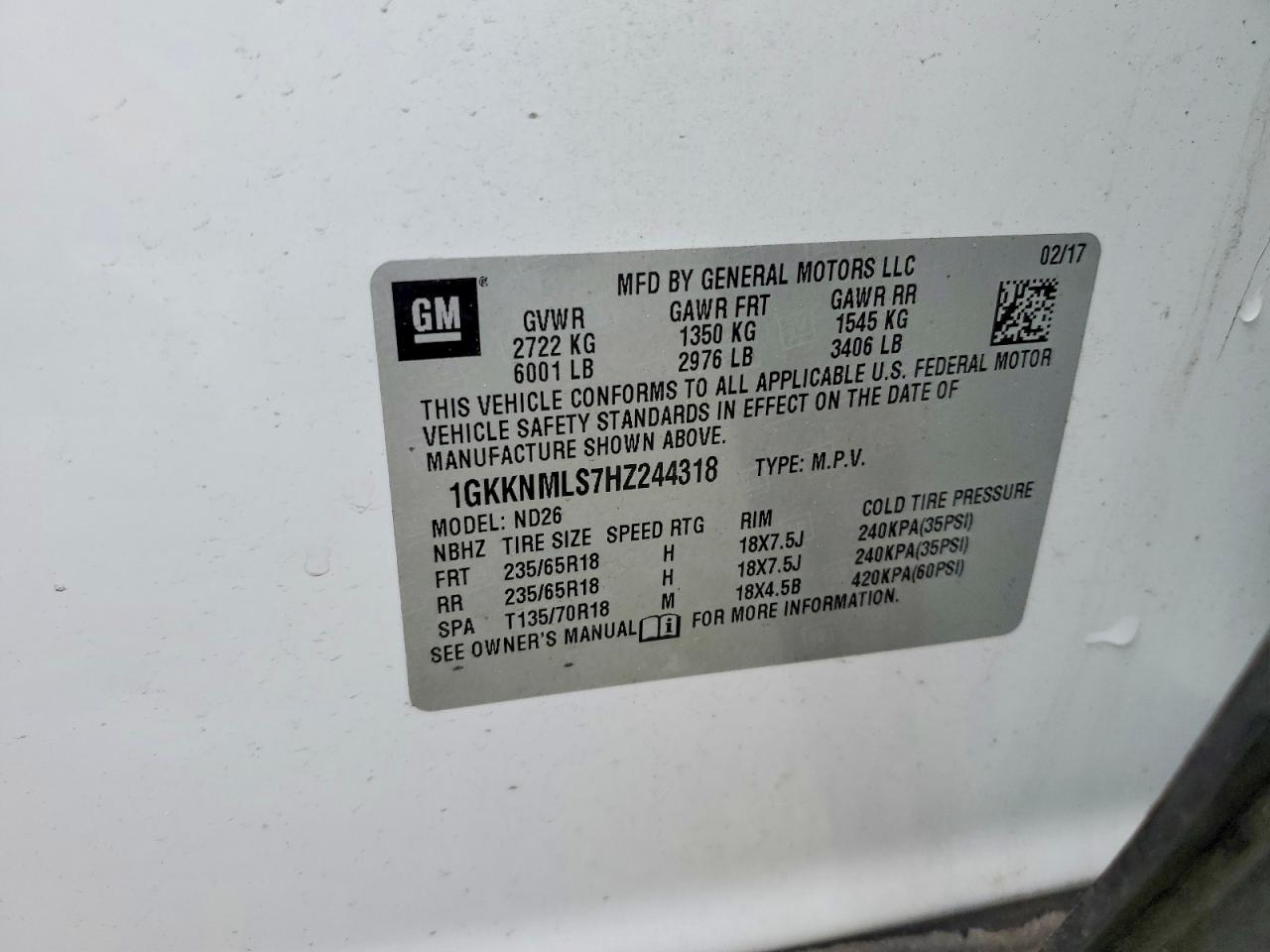 2017 GMC ACADIA
