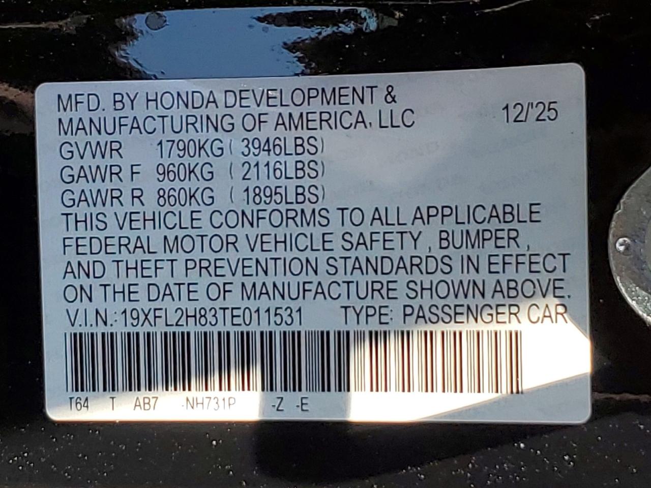 2026 HONDA CIVIC