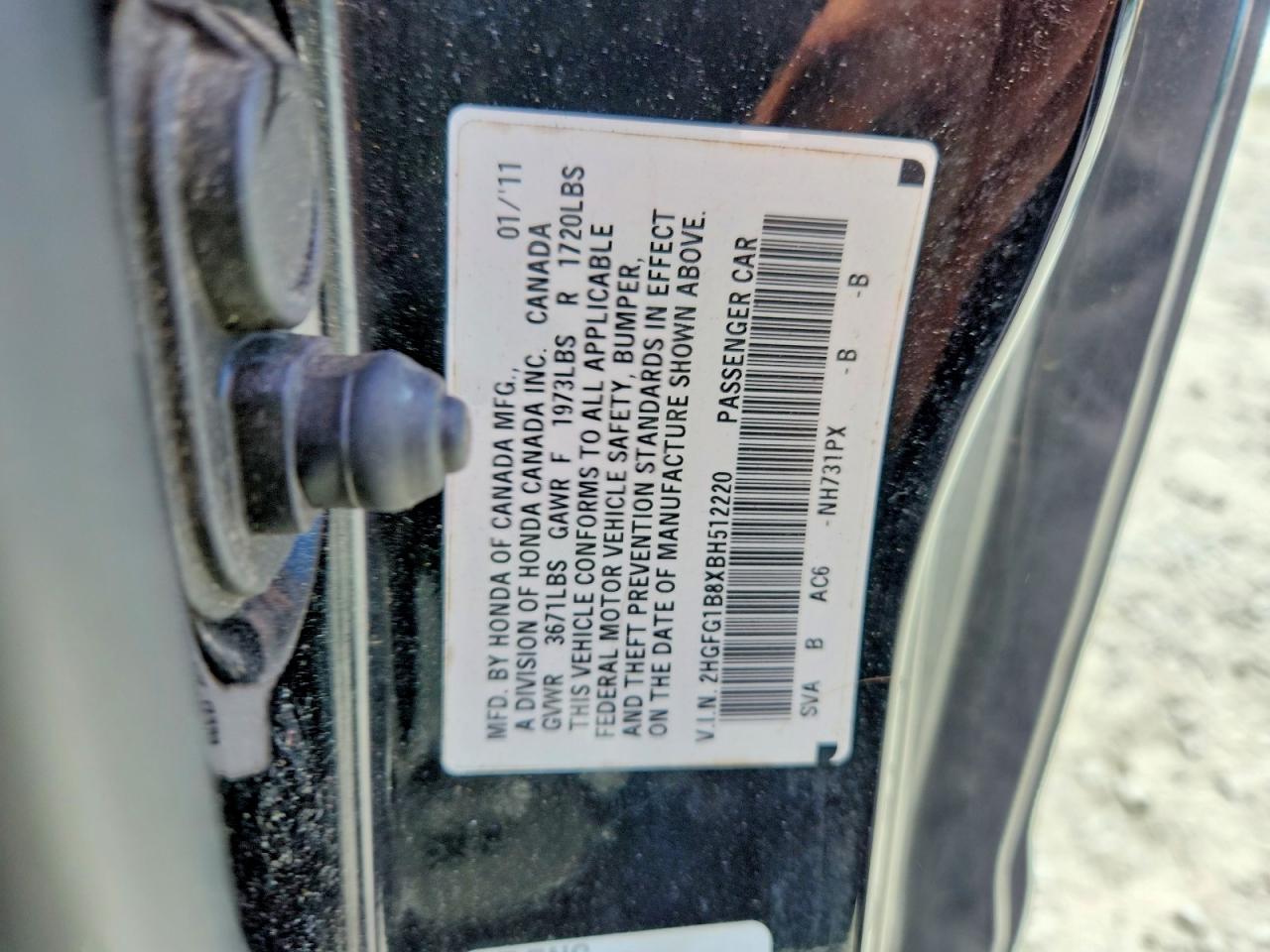 2011 HONDA CIVIC