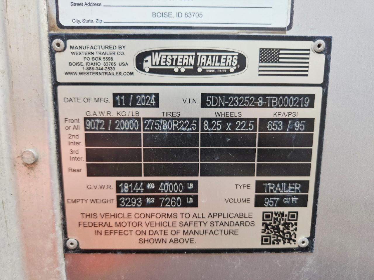 2026 WESTERN TRAILERS