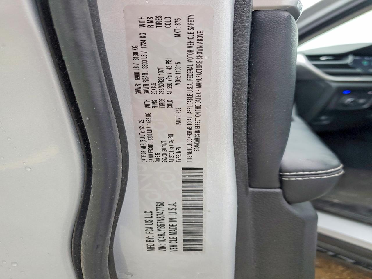 2022 JEEP CHEROKEE