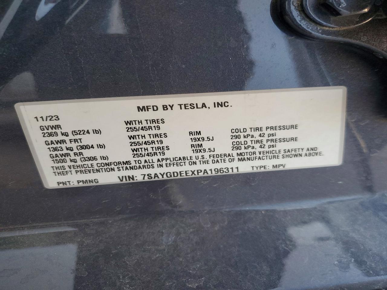 2023 TESLA MODEL Y