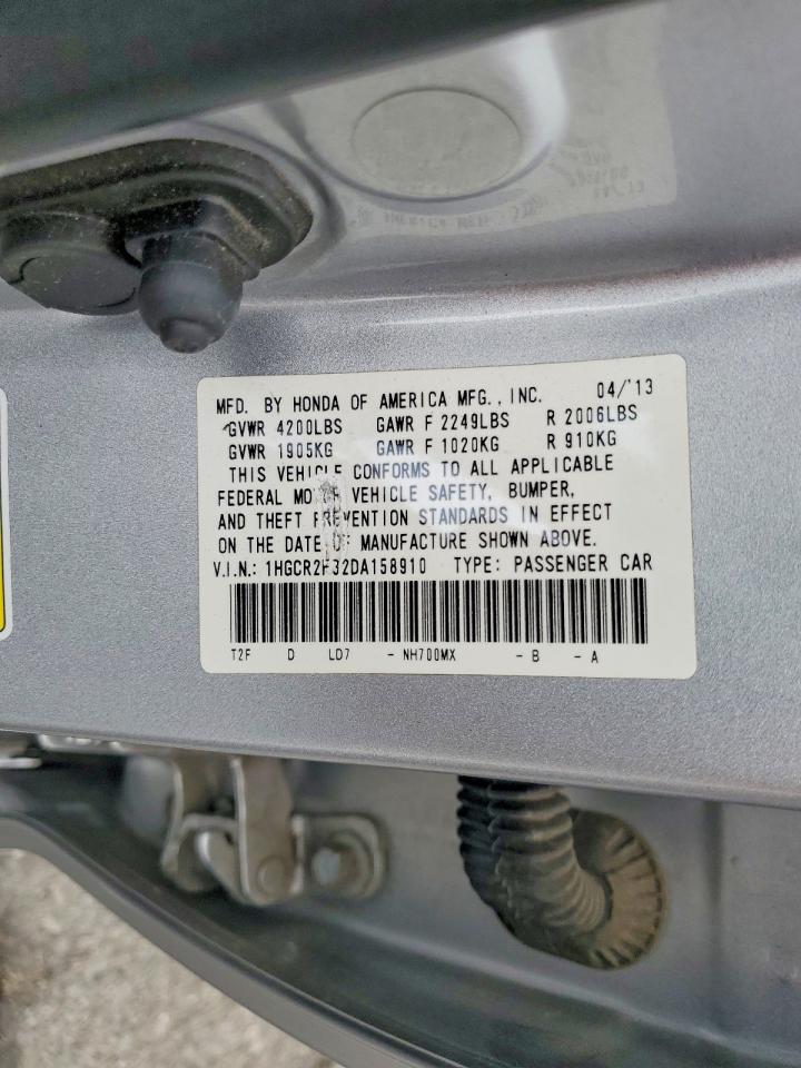 2013 HONDA ACCORD