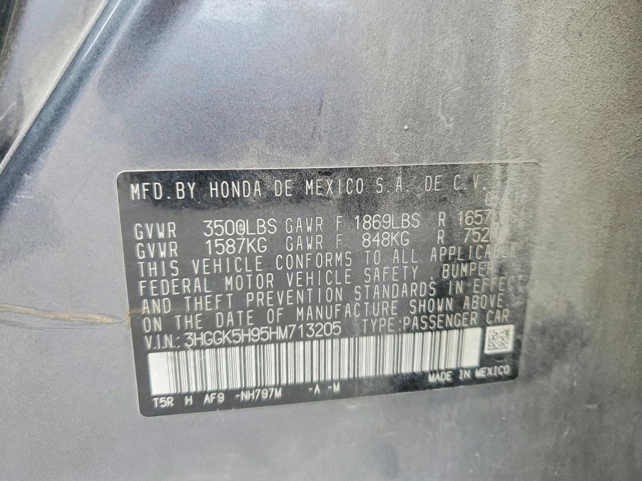 2017 HONDA FIT