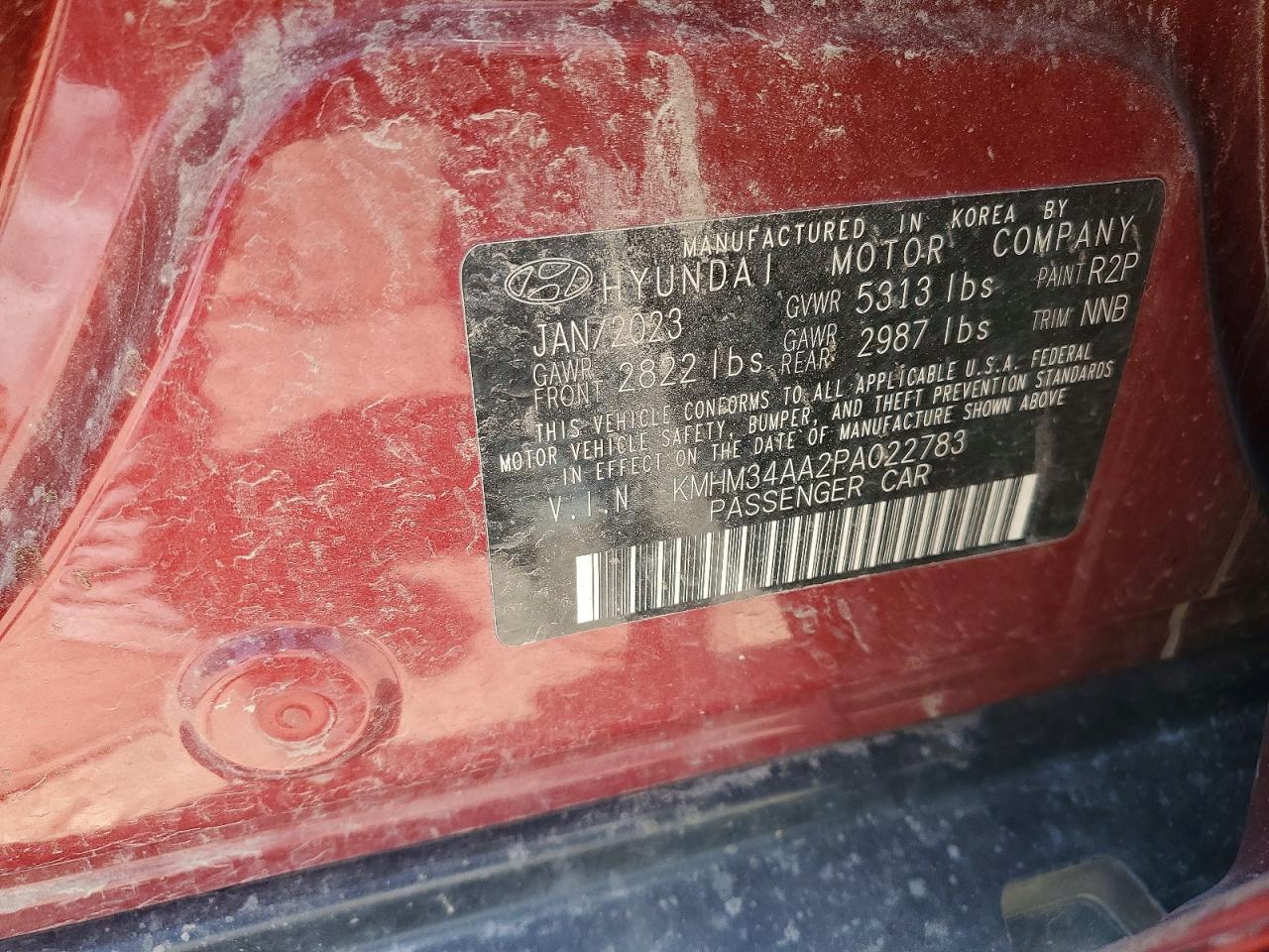 2023 HYUNDAI ALL OTHER