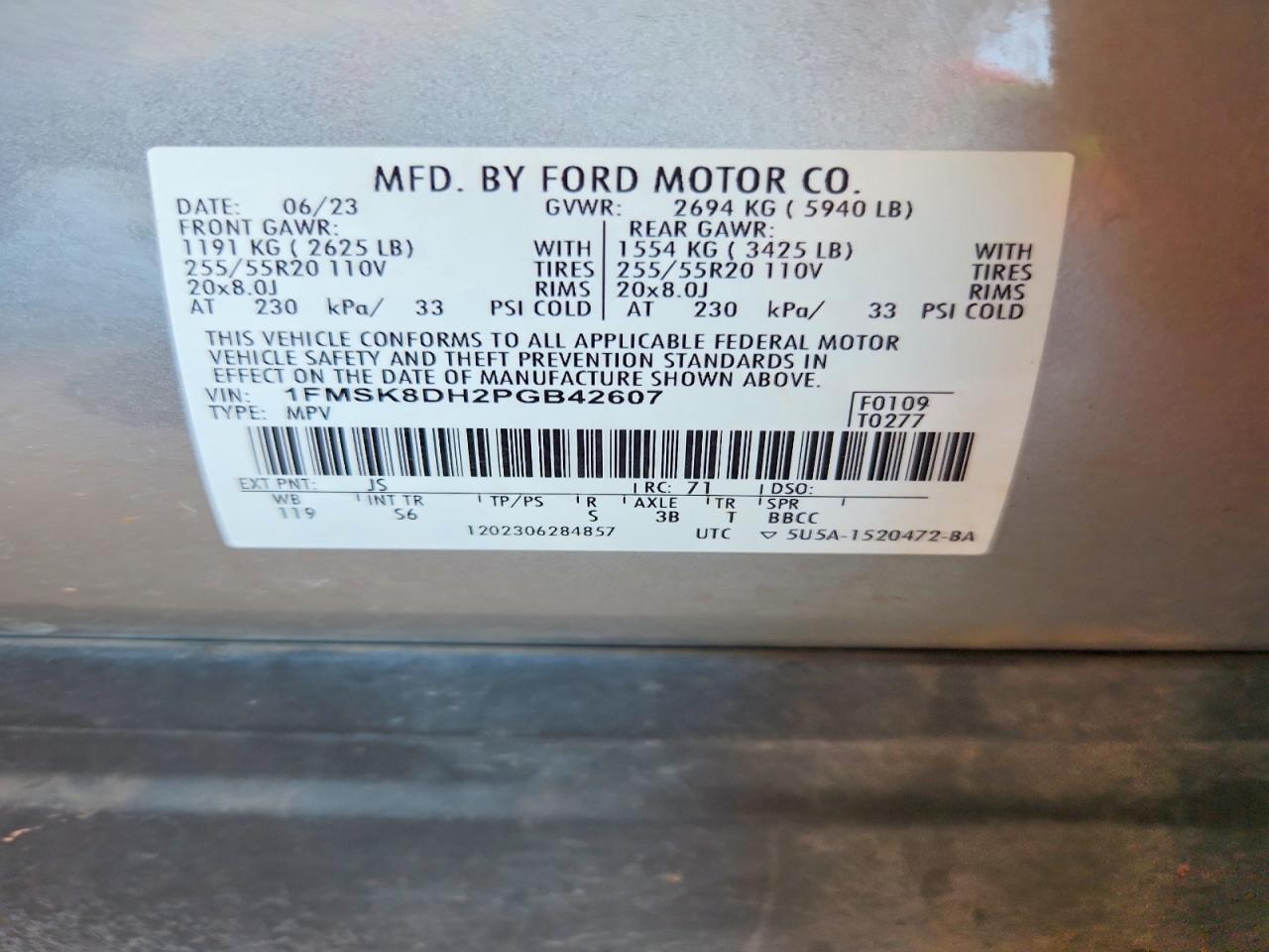 2023 FORD EXPLORER