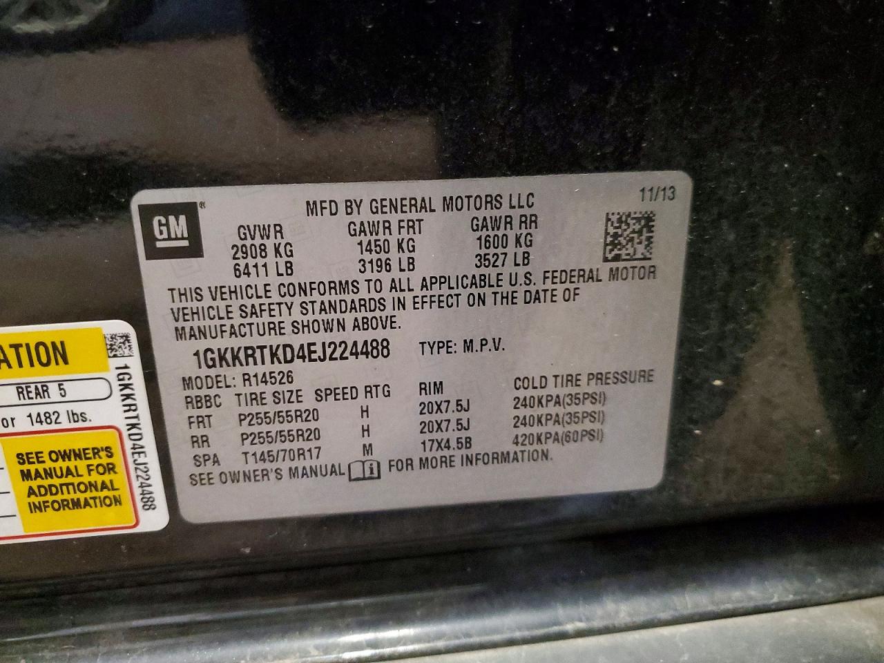 2014 GMC ACADIA DEN