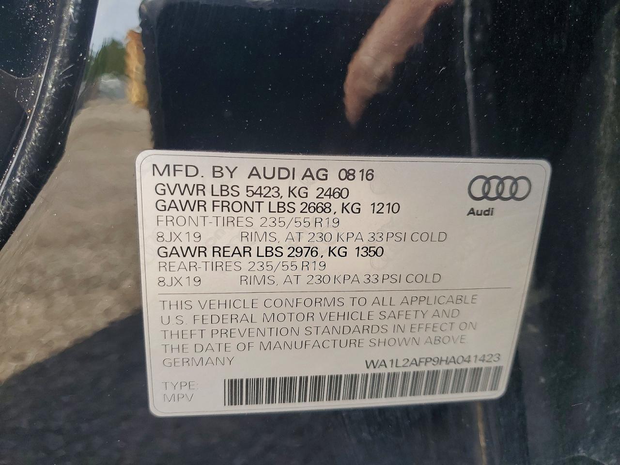 2017 AUDI Q5