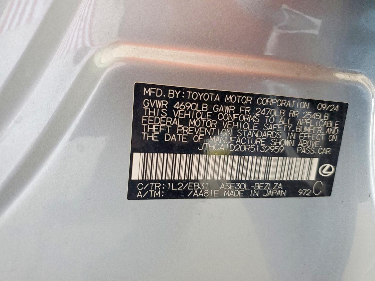 2024 LEXUS IS