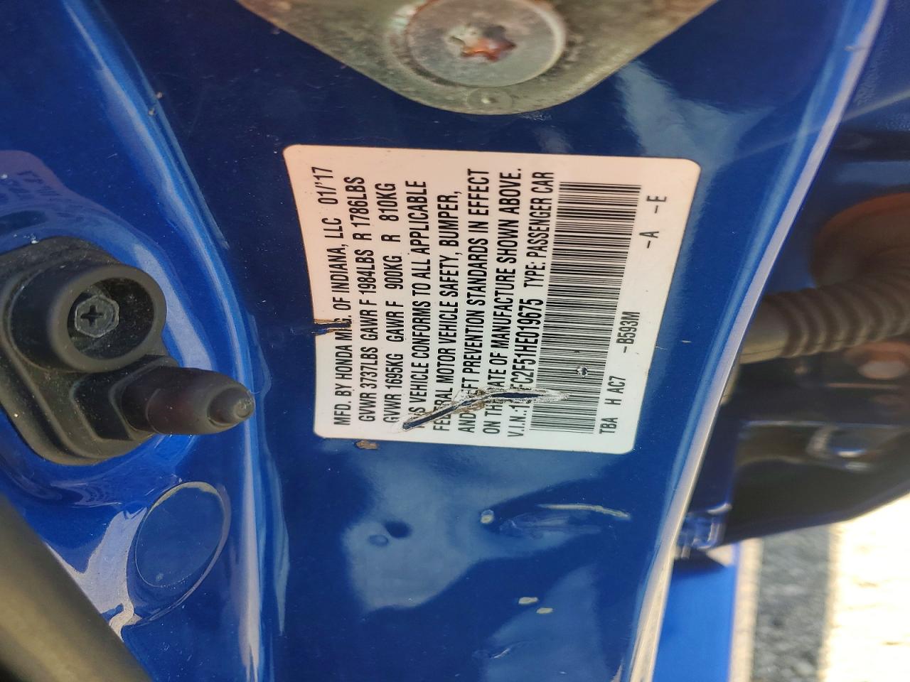 2017 HONDA CIVIC