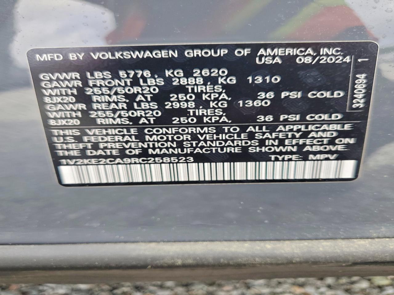 2024 VOLKSWAGEN ATLAS