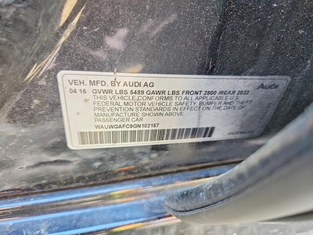 2016 AUDI A7