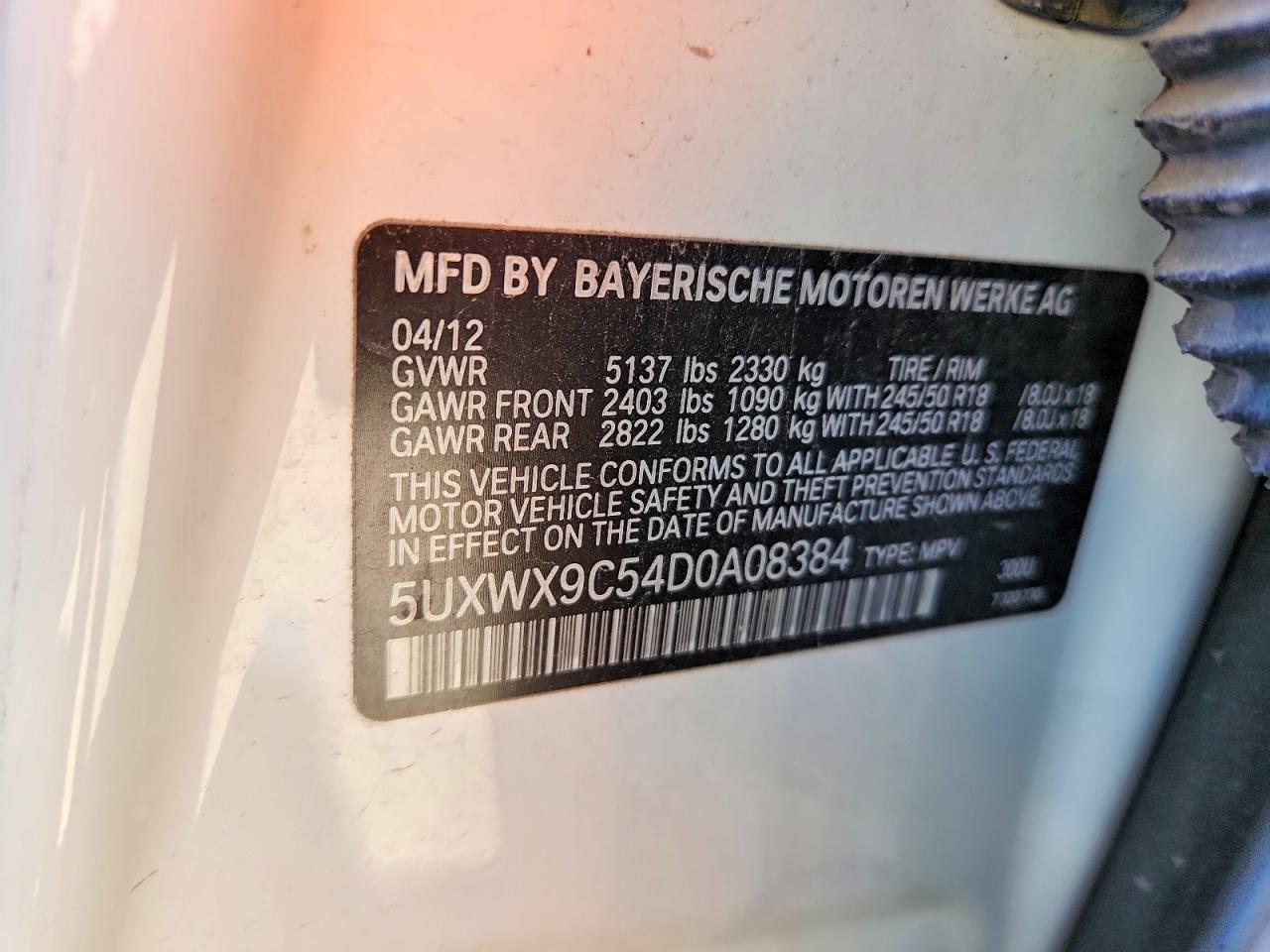 2013 BMW X3