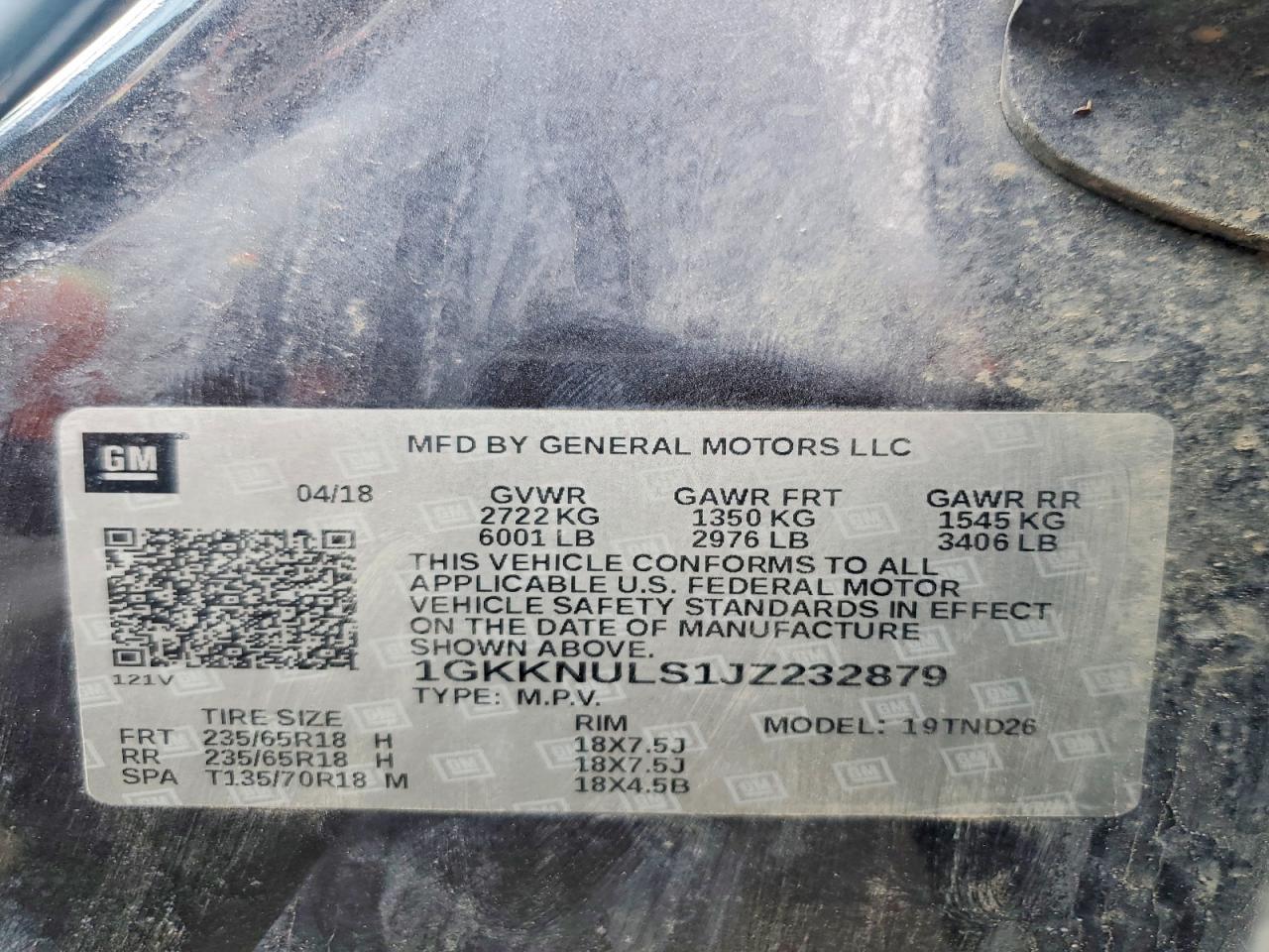 2018 GMC ACADIA