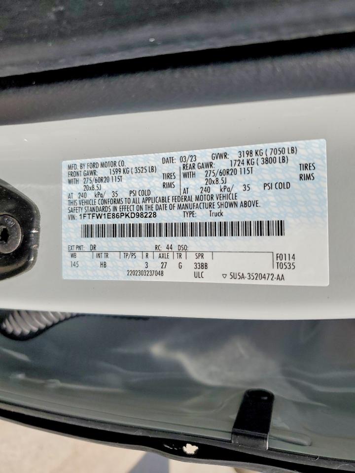 2023 FORD F150