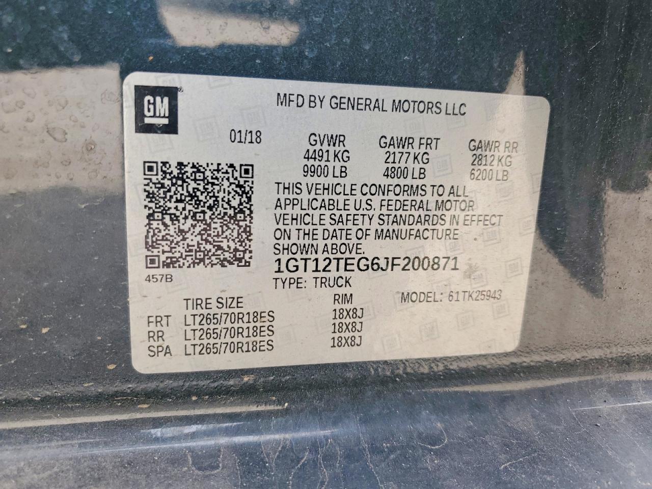 2018 GMC SIERRA