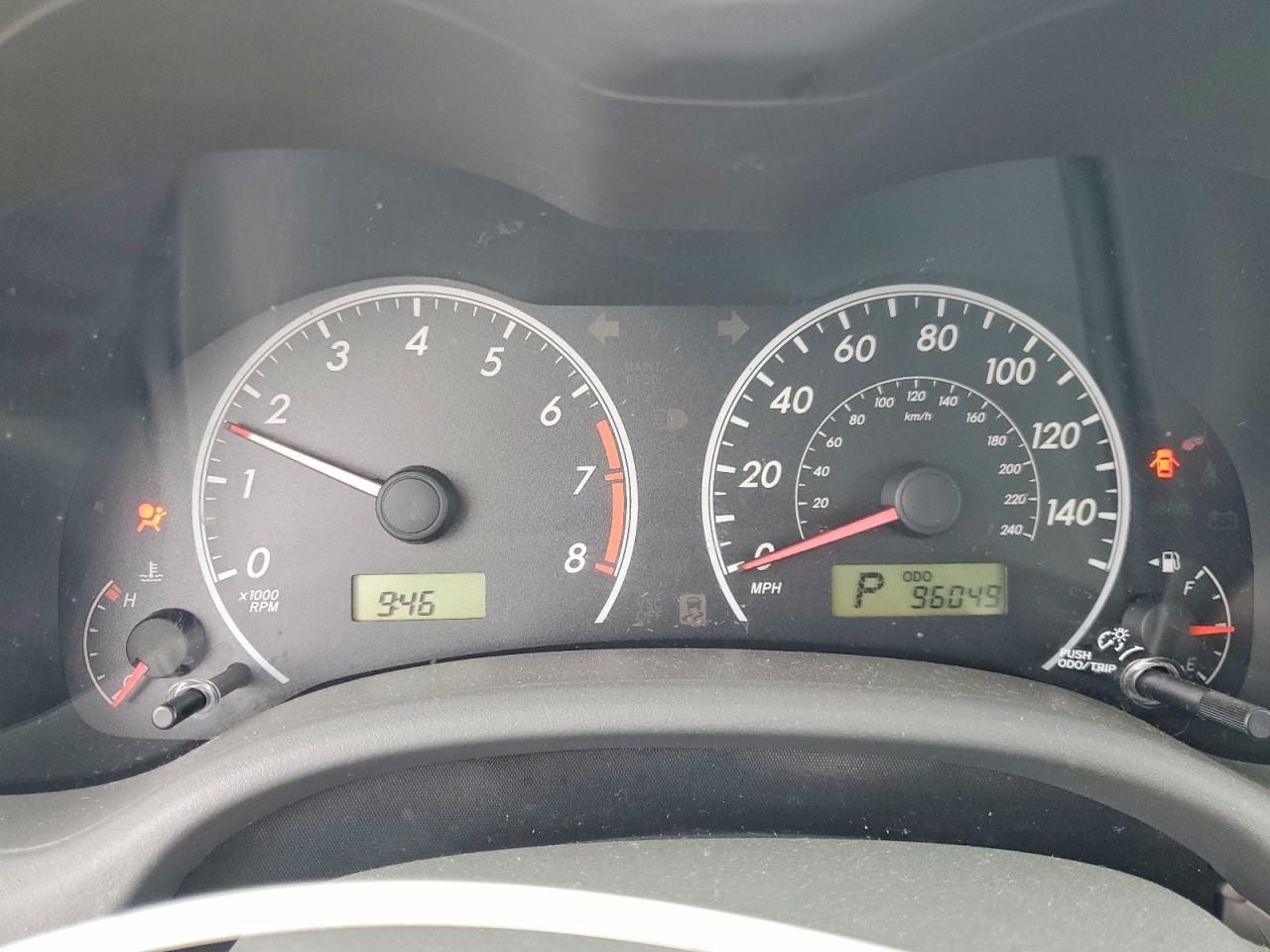 2009 TOYOTA COROLLA