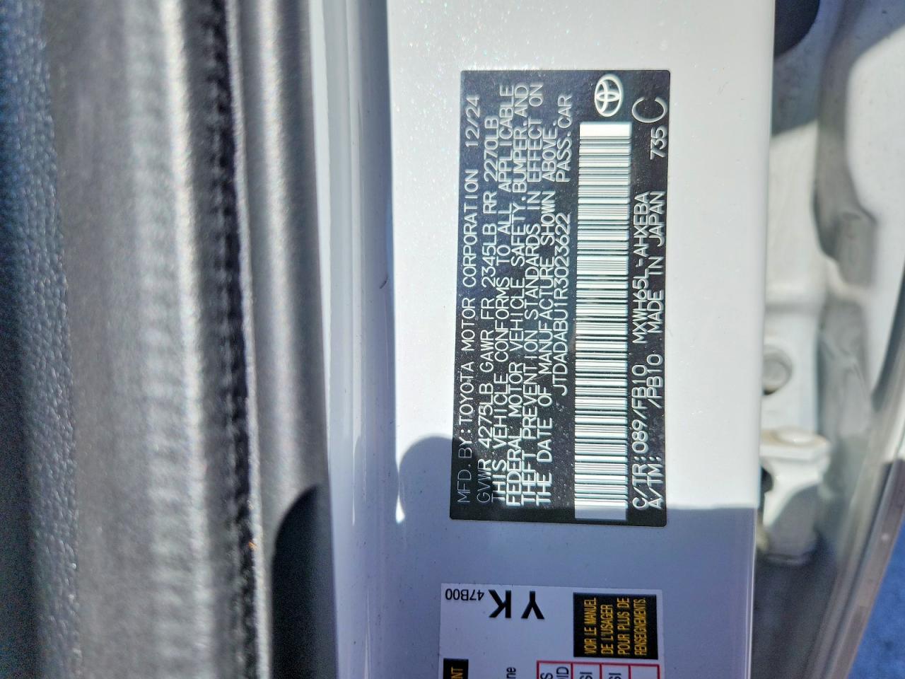 2024 TOYOTA PRIUS