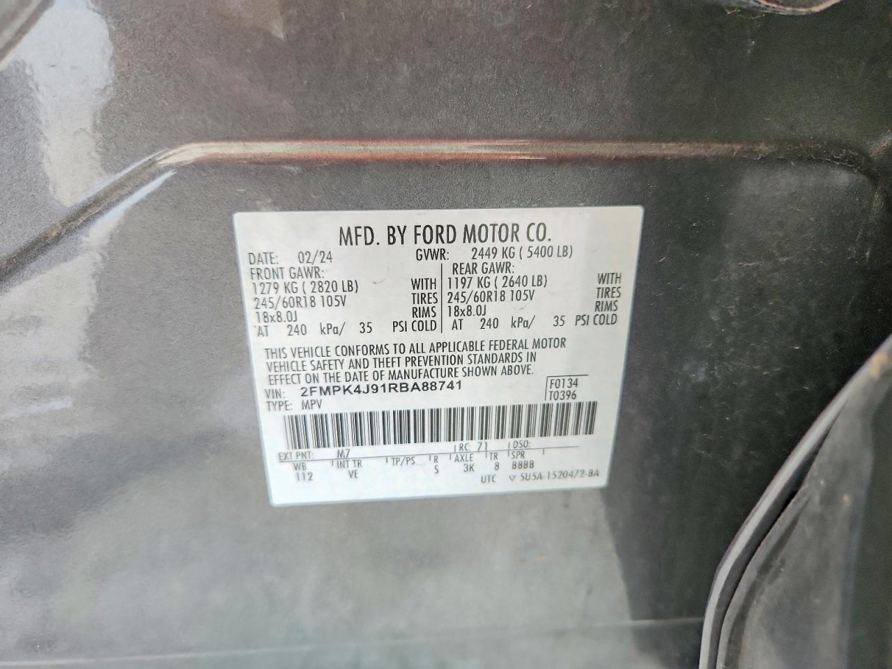 2024 FORD EDGE