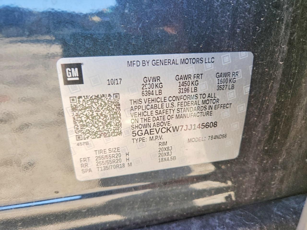 2018 BUICK ENCLAVE