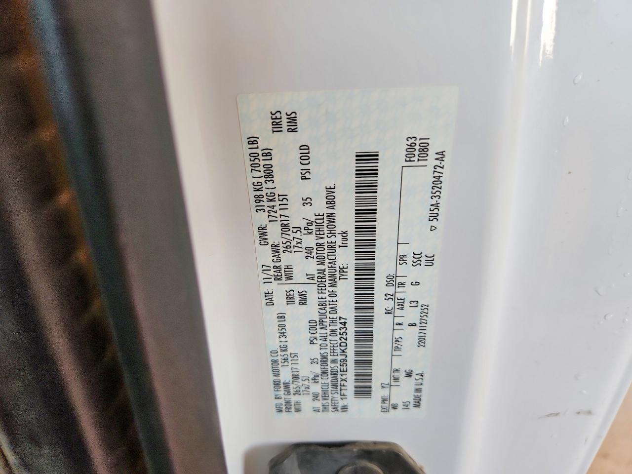2018 FORD F150