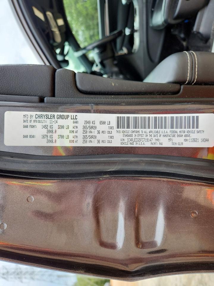 2015 JEEP GRAND CHER
