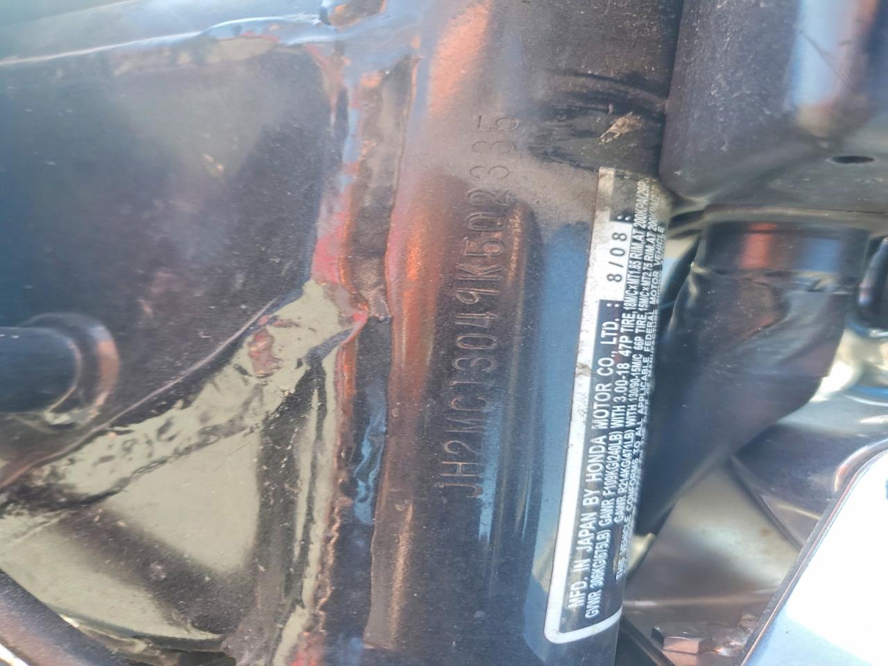 2009 HONDA CM CYCLE