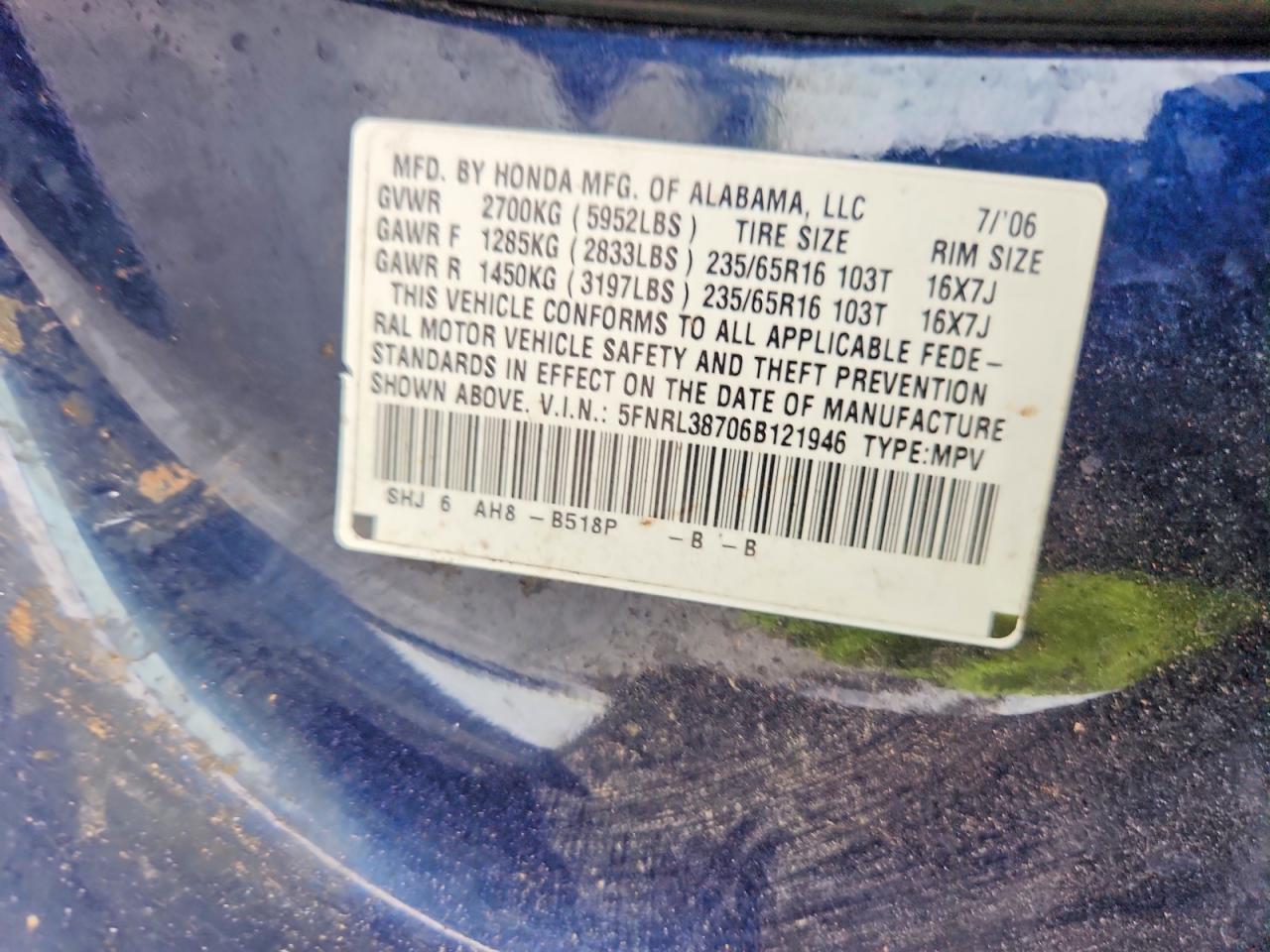 2006 HONDA All Models
