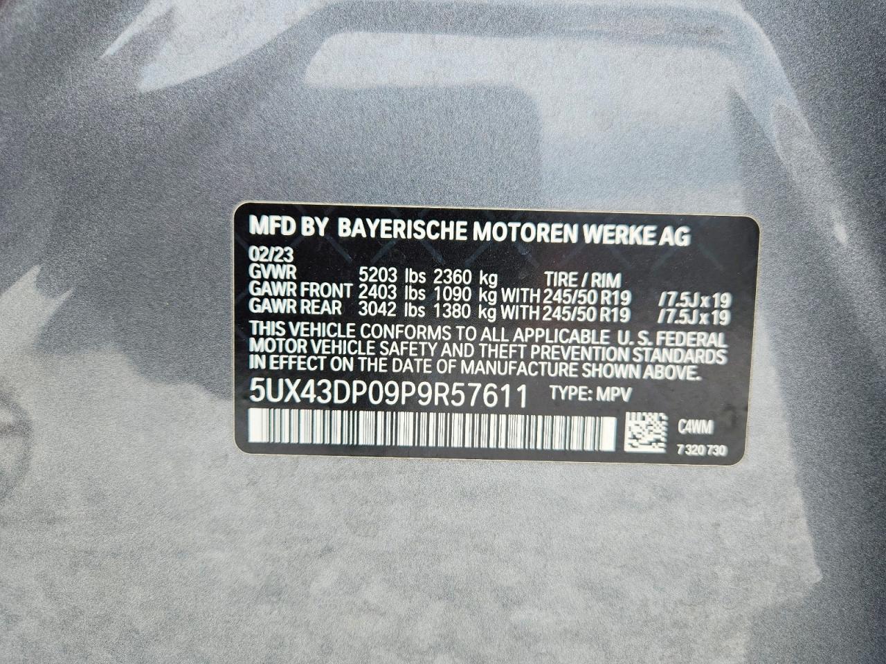 2023 BMW X3
