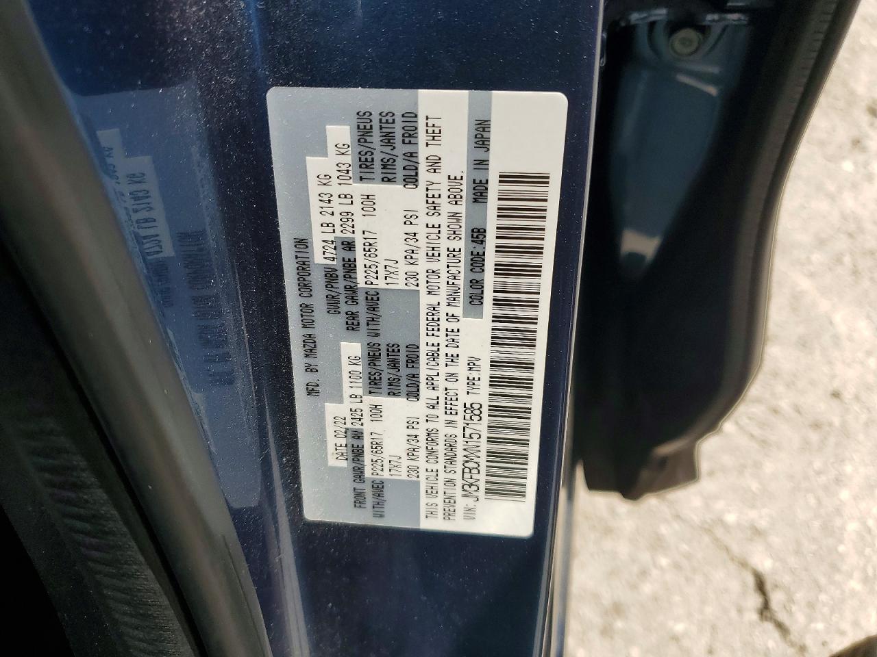 2022 MAZDA CX-5
