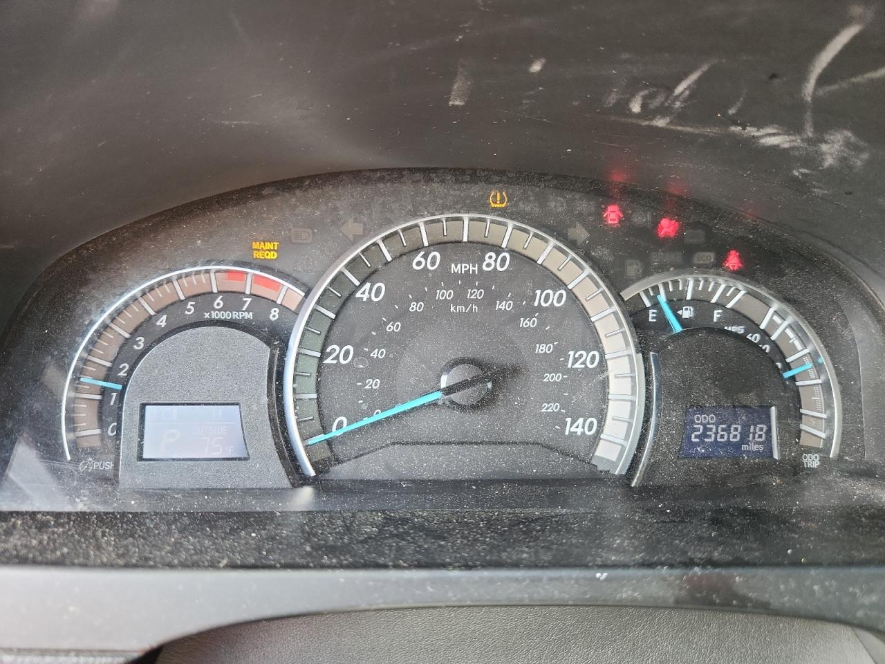 2012 TOYOTA CAMRY