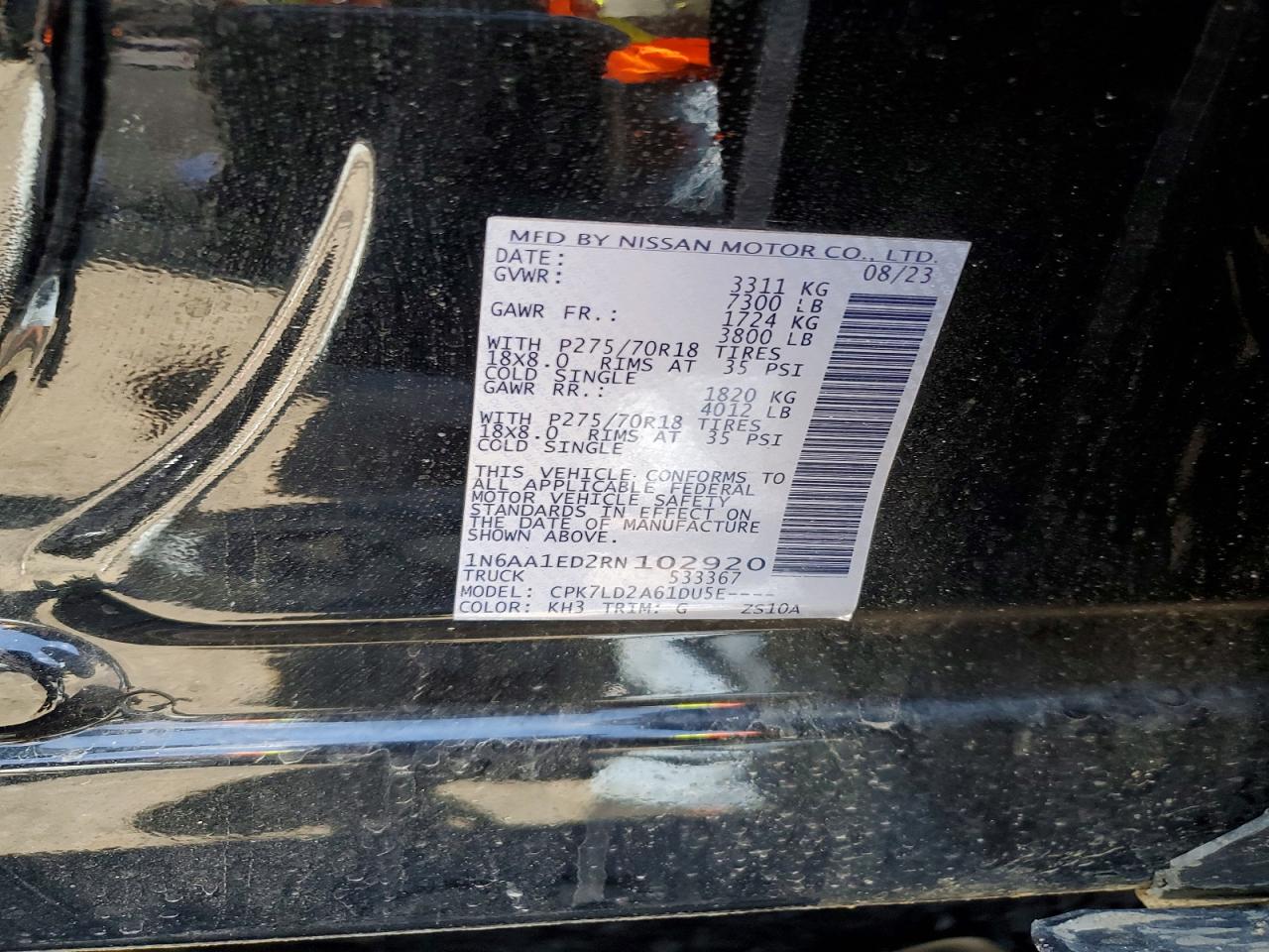 2024 NISSAN TITAN