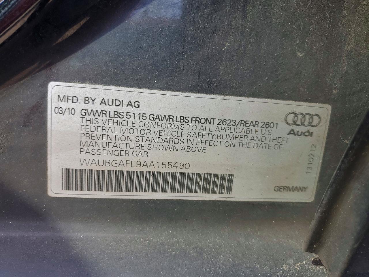 2010 AUDI S4/RS4