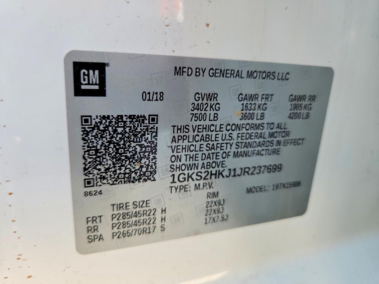 2018 GMC YUKON