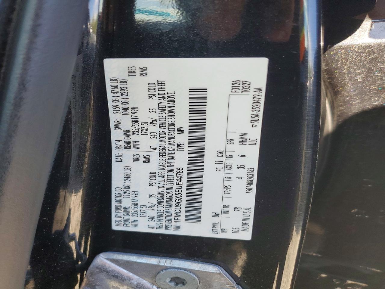 2014 FORD ESCAPE