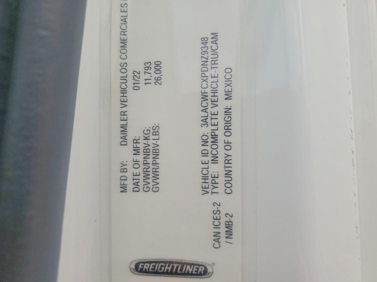 2023 FRHT - FREIGHTLINER ALL OTHER