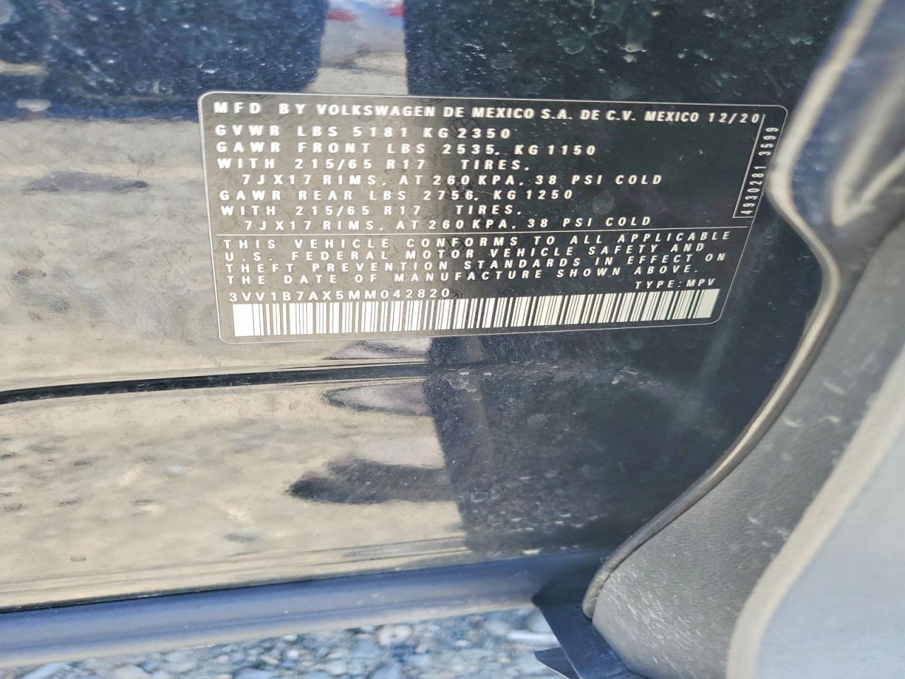 2021 VOLKSWAGEN TIGUAN