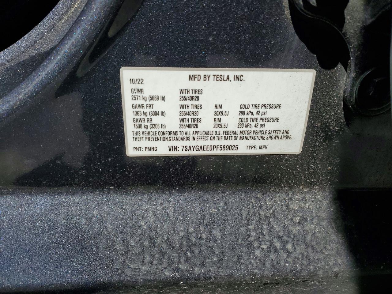2023 TESLA MODEL Y