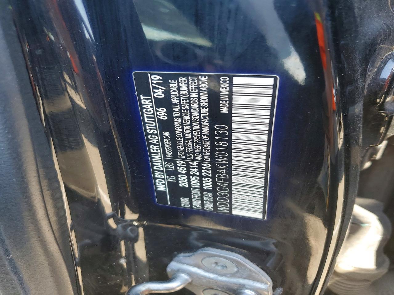 2019 MERCEDES-BENZ A-CLASS