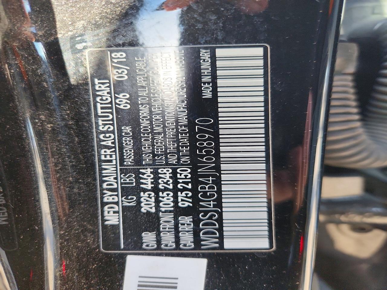 2018 MERCEDES-BENZ CLA-CLASS