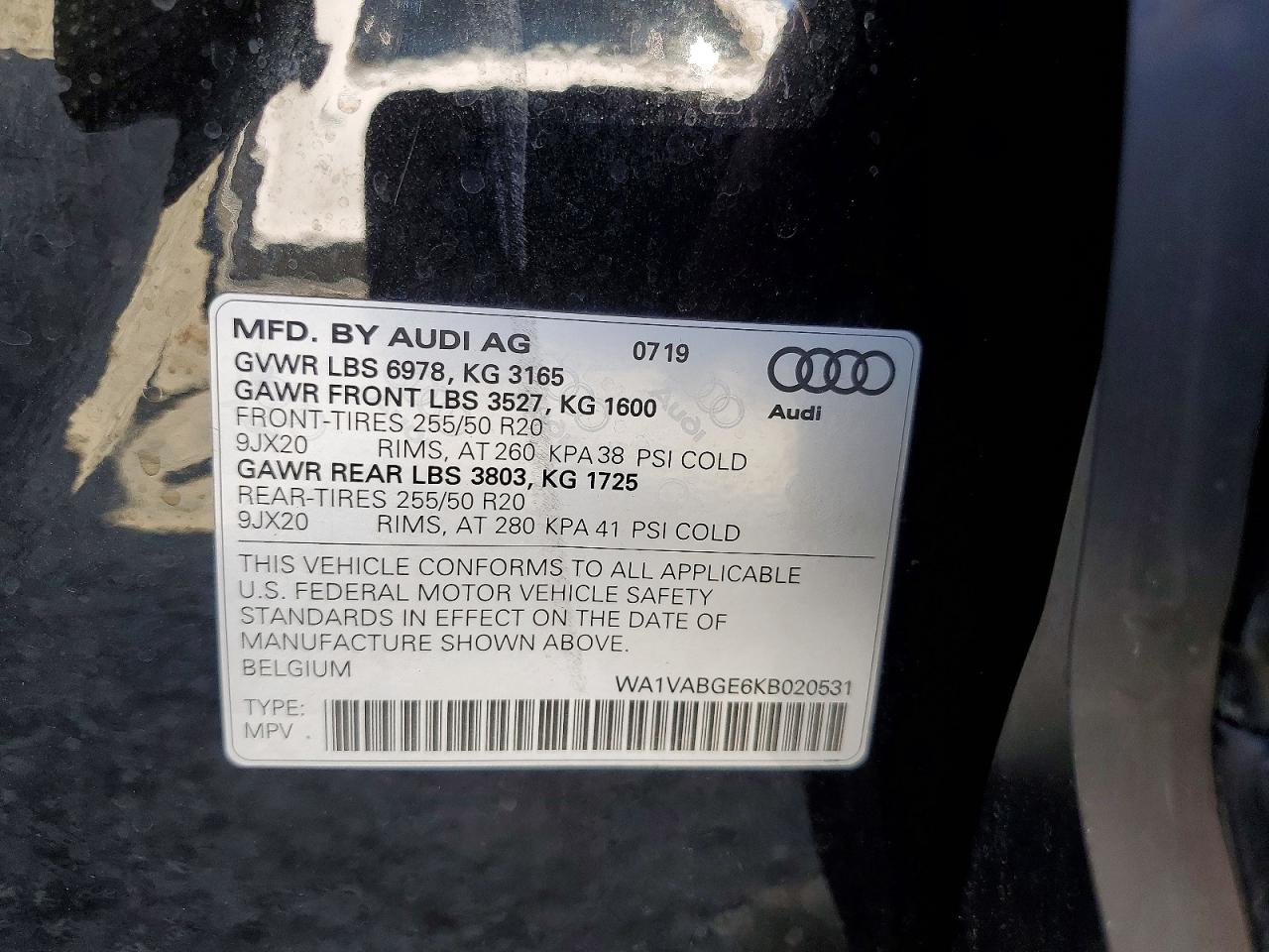 2019 AUDI E-TRON