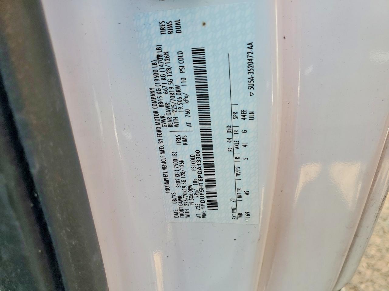 2023 FORD F550 SUPER