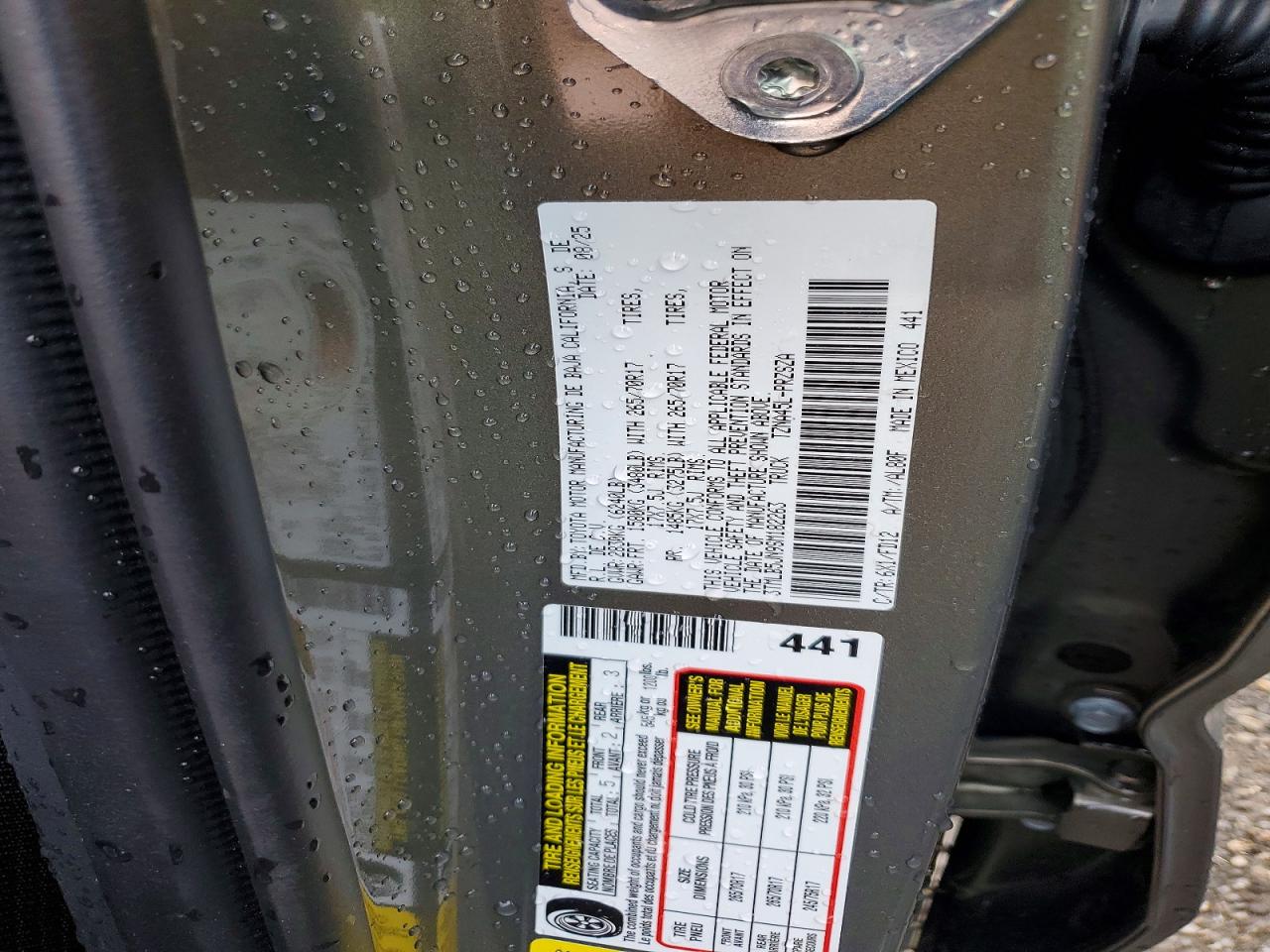 2025 TOYOTA TACOMA