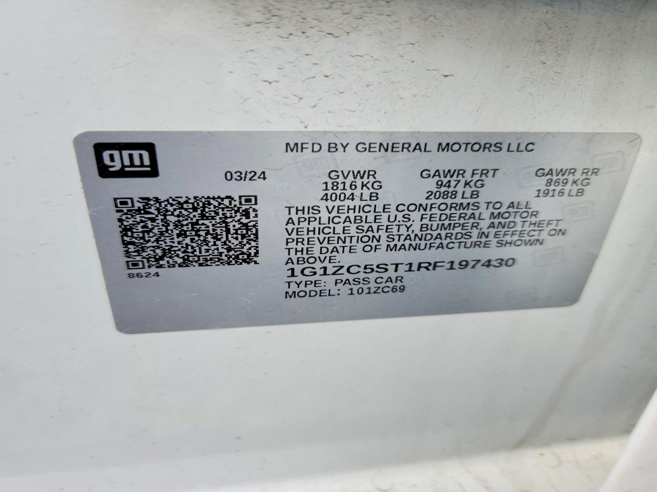 2024 CHEVROLET MALIBU
