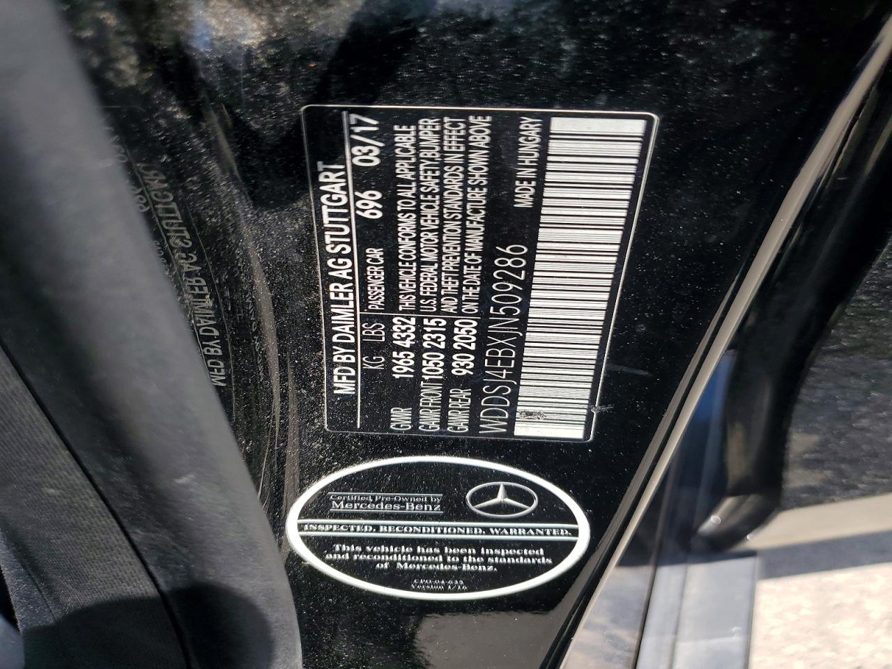 2018 MERCEDES-BENZ CLA-CLASS