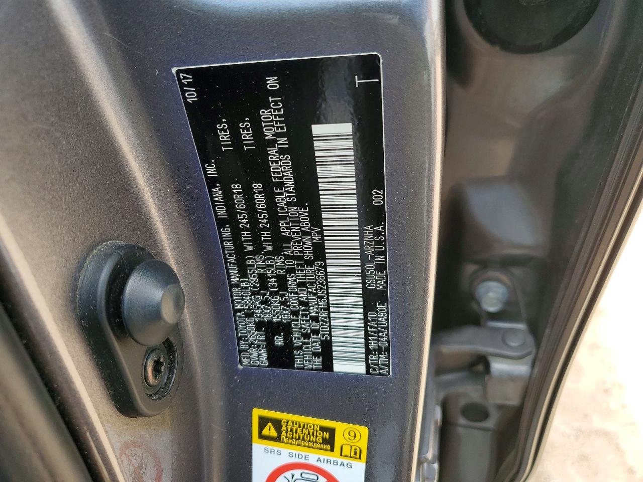 2018 TOYOTA HIGHLANDER