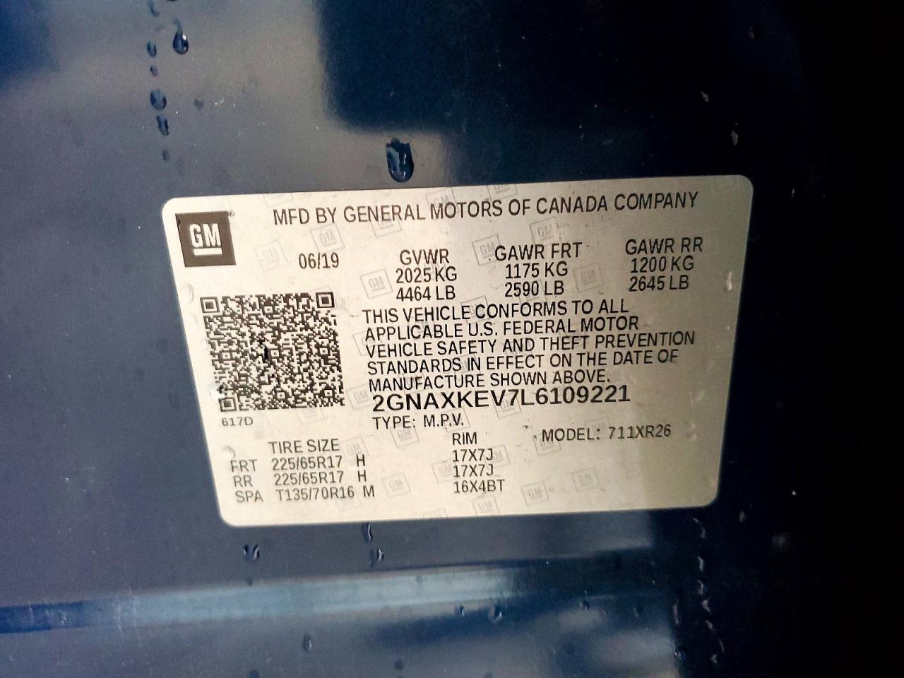 2020 CHEVROLET EQUINOX