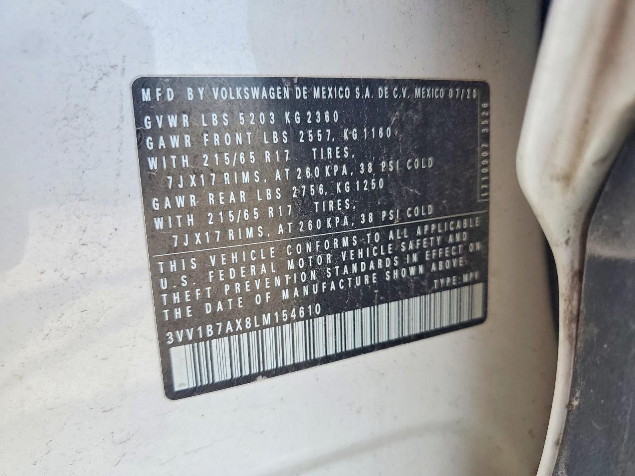 2020 VOLKSWAGEN TIGUAN